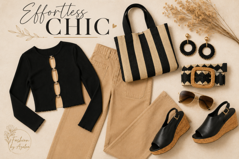 Effortless Chic: The Ultimate Black & Beige Luxury Fashion Edit for Modern Women