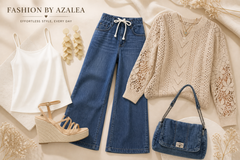 The Art of Effortless Dressing: A Neutral & Denim Look That Gets It Right