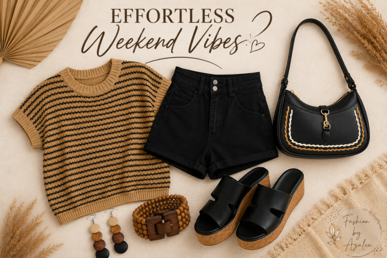 Effortless Weekend Vibes:Casual Chic Fashion for Women