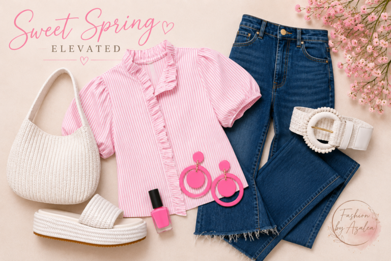 Sweet Spring Style: Feminine Pink Fashion & Casual Chic Outfits