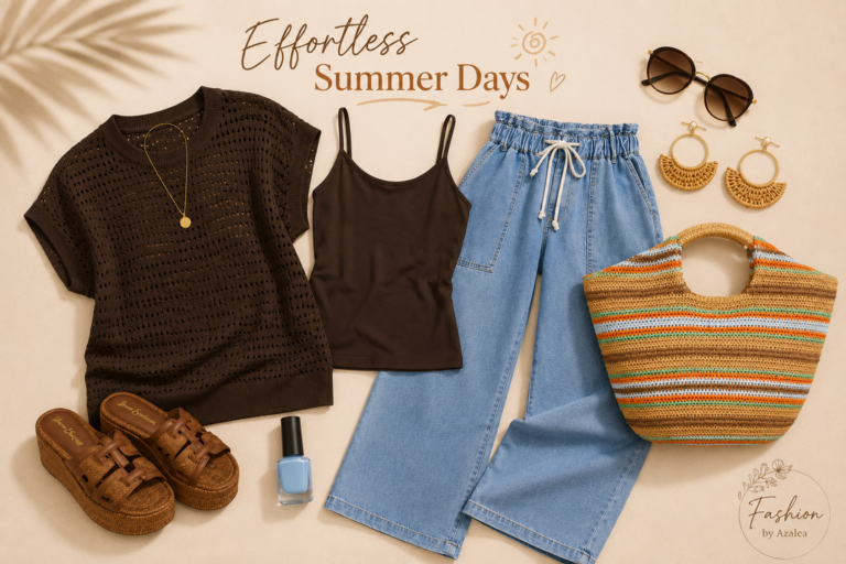 Effortless Summer Style: Chic Denim and Crochet Outfit Ideas